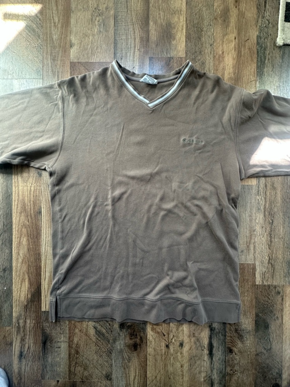 Columbia Olive Green Embroidered Logo Tee